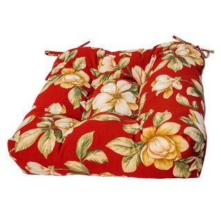 20 inch Outdoor Roma Floral Chair Cushion Outdoor Cushions & Pillows