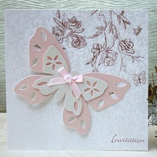 butterfly invitation by cavania