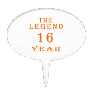 The Legend 16 Year Cake Topper