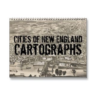 Cities of New England Vintage Cartographs Calendar