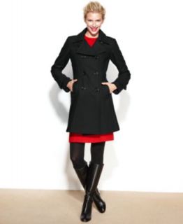 Lauren Ralph Lauren Wool Cashmere Blend Pea Coat   Coats   Women