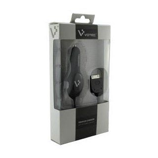 Votec Premium Rubberized Car Charger for iPhone 4 4S 3G 3GS iPod Touch Cell Phones & Accessories