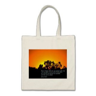 John 1427  Sunset Canvas Bag