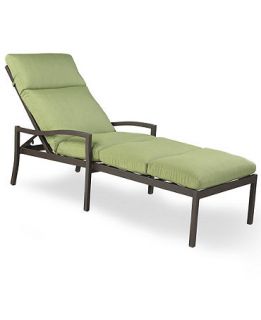 Madison Aluminum Outdoor Cushioned Chaise Lounge   Furniture