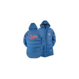 Baseball Jacket   Chicago Cubs Bullpen Jacket (Adult XX Large)  Outerwear Jackets  Clothing