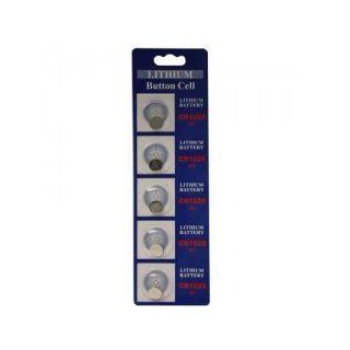 CR1025 Lithium 3V Coin Cell Batteries (5 Pack) ECR1025 Health & Personal Care