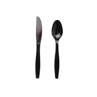 Plastic Forks, Heavyweight, 1000/CT, Black Kitchen & Dining