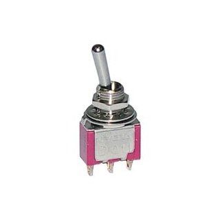Miniature Momentary Toggle Switch   SPDT / (On)   Off   (On)  30 10008 Electronic Component Toggle Switches