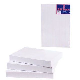 15 White Gift Boxes 14 1/4 In. X 9 7/16 In. X 1 7/8 In.  Other Products  