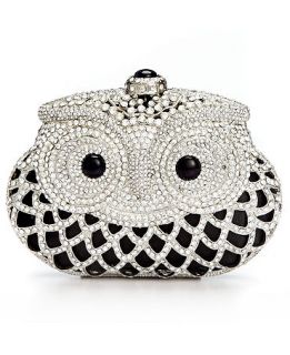 Sasha Jeweled Owl Minaudiere Clutch   Handbags & Accessories