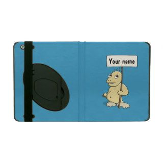 Funny Cartoon Monster With Cookie Personalized iPad Air Cases