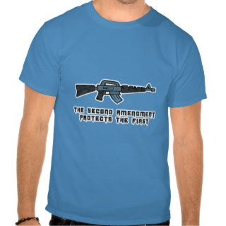 Second Amendment Right To Bear Arms Rifle Art T Shirts