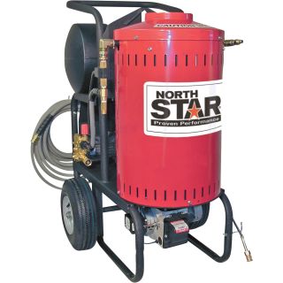 NorthStar Electric Wet Steam & Hot Water Pressure Washer — 2700 PSI, 2.5 GPM, 230 Volt  Electric Hot Water Pressure Washers