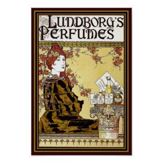 Lundborg's Perfumes ~ Vintage Advertisement Print