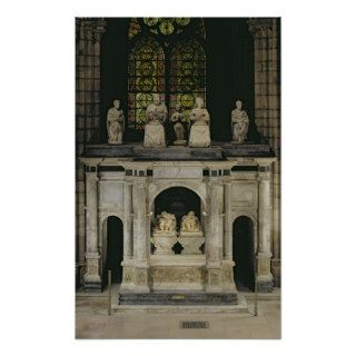 The Tomb of Francois I  and Claude of France Print
