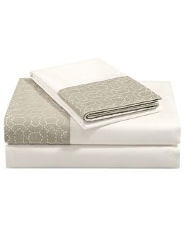 N Natori Fretwork Queen Sheet Set   Bedding Collections   Bed & Bath