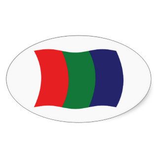 Mars Flag Sticker