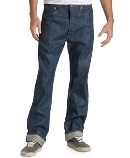 Levis Jeans, 501 Shrink to Fit Original, Blue Green Straight Leg   Jeans   Men