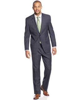 IZOD Suit Blue Plaid   Suits & Suit Separates   Men