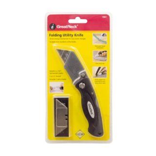 Great Neck Saw 19801 Folding Plastic Utility Knife Blade   Utility Knives  