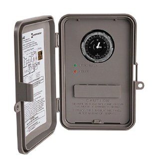 Intermatic DTAV40 120/208/240v Time Initiated, Time Or Remote Temperature Or Pressure Terminated In Nema 3r Outdoor Plastic Enclosure   Electrical Timers  
