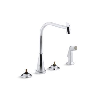 Triton Kitchen Faucet with Multi Swivel Swing Spout and Sidespray