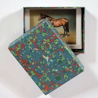 marbled post card box by clementine's shop