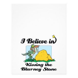 i believe in kissing the blarney stone flyer