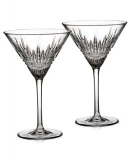 Waterford Stemware, Lismore Martini Glasses, Set of 2   Bar & Wine Accessories   Dining & Entertaining