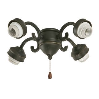 This ceiling fan light fitter can complement many