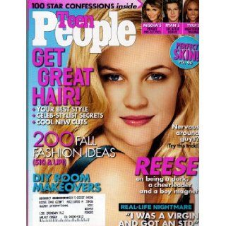 Reese Witherspoon Cover Teen People Magazine October 2005 Editors of Teen People Books