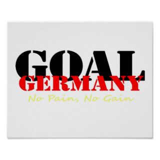Germany No Pain No Gain Posters