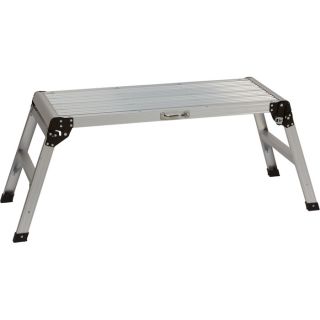 Ironton Extra Large Folding Work Platform — 330-Lb. Capacity, 40in.L x 15in.W x 19 5/8in.H  Folding Platforms