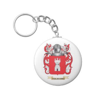 Toledano Family Crest (Coat of Arms) Keychains