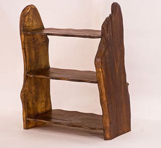 rustic handmade wooden shelves by kwetu