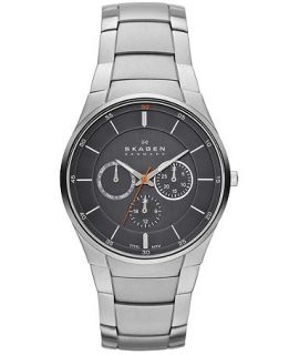 Skagen Denmark Watch, Mens Stainless Steel Bracelet 46mm SKW6054   Watches   Jewelry & Watches