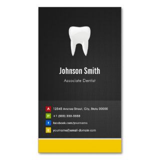 Associate Dentist   Dental Creative Innovative Business Card Templates
