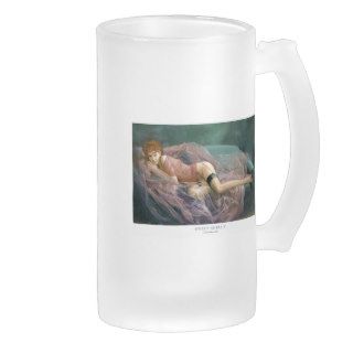 "SWEET SHELLY"  Pinup girl frosted beer mug