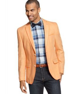 Tallia Orange Sportcoat, Orange Linen Sportcoat   Blazers & Sport Coats   Men