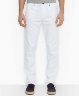 Levis 514 Straight Fit White Jeans   Jeans   Men