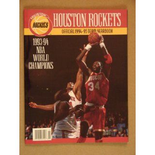 Houston Rockets 1994/95 Team Yearbook Various Books