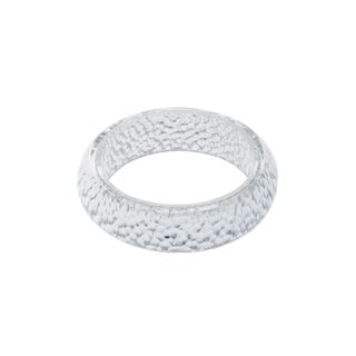 CW Silver Resin Women's Hammered Foil Round Bangle Bracelet CW Leather Bracelets