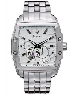 Bulova Mens Automatic Stainless Steel Bracelet Watch 41mm 96A122   Watches   Jewelry & Watches