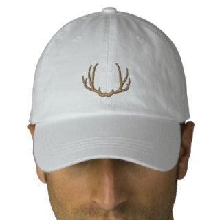 Deer Antlers Embroidered Baseball Caps