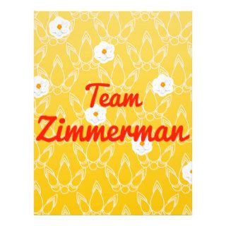 Team Zimmerman Custom Flyer