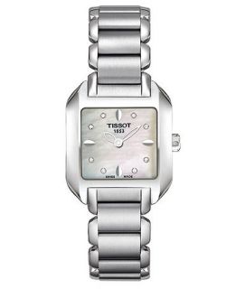 Tissot Watch, Womens T Wave Stainless Steel Bracelet T02128574   Watches   Jewelry & Watches