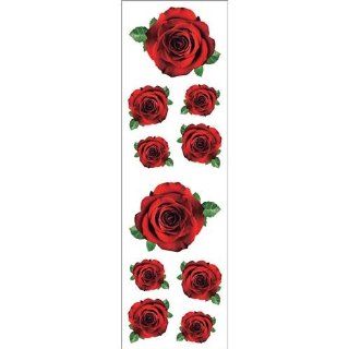 Mrs. Grossman's Stickers Red Roses   Childrens Decorative Stickers