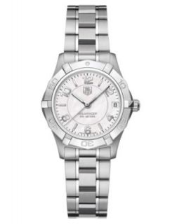 TAG Heuer Womens Swiss Carrera Stainless Steel Bracelet Watch 27mm WV1415.BA0793   Watches   Jewelry & Watches