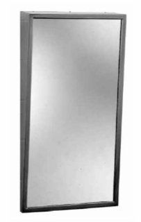 Bobrick B2932436 B 293 Series Fixed Position Tilt Mirror, 24 in x 36 in, Each   Wall Mounted Mirrors