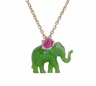 never forget elephant necklace by elsie belle jewellery